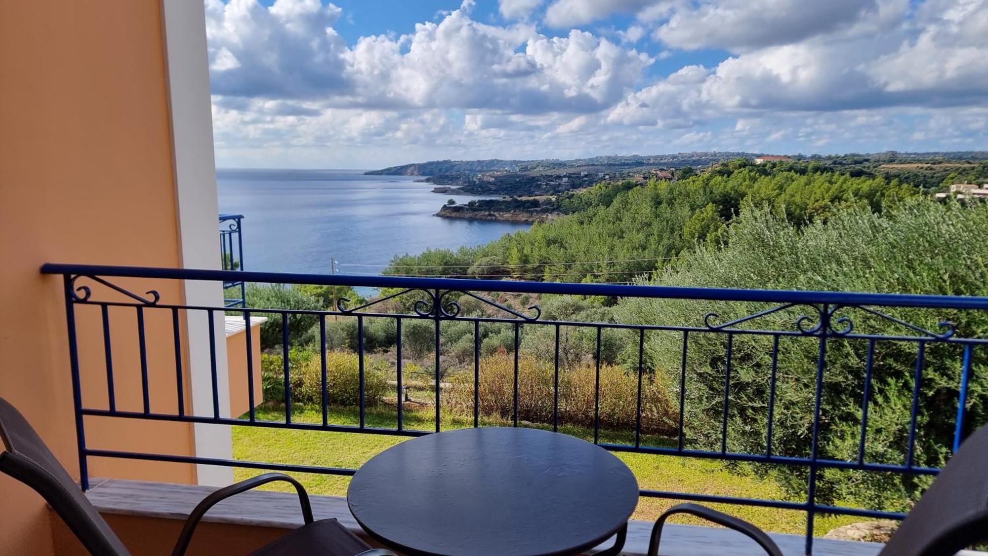 Afrato Village Sea View Apartments Muszáta Kültér fotó